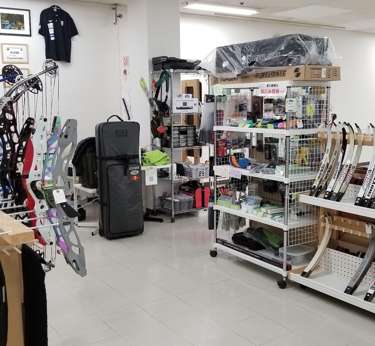 プロショップの店内