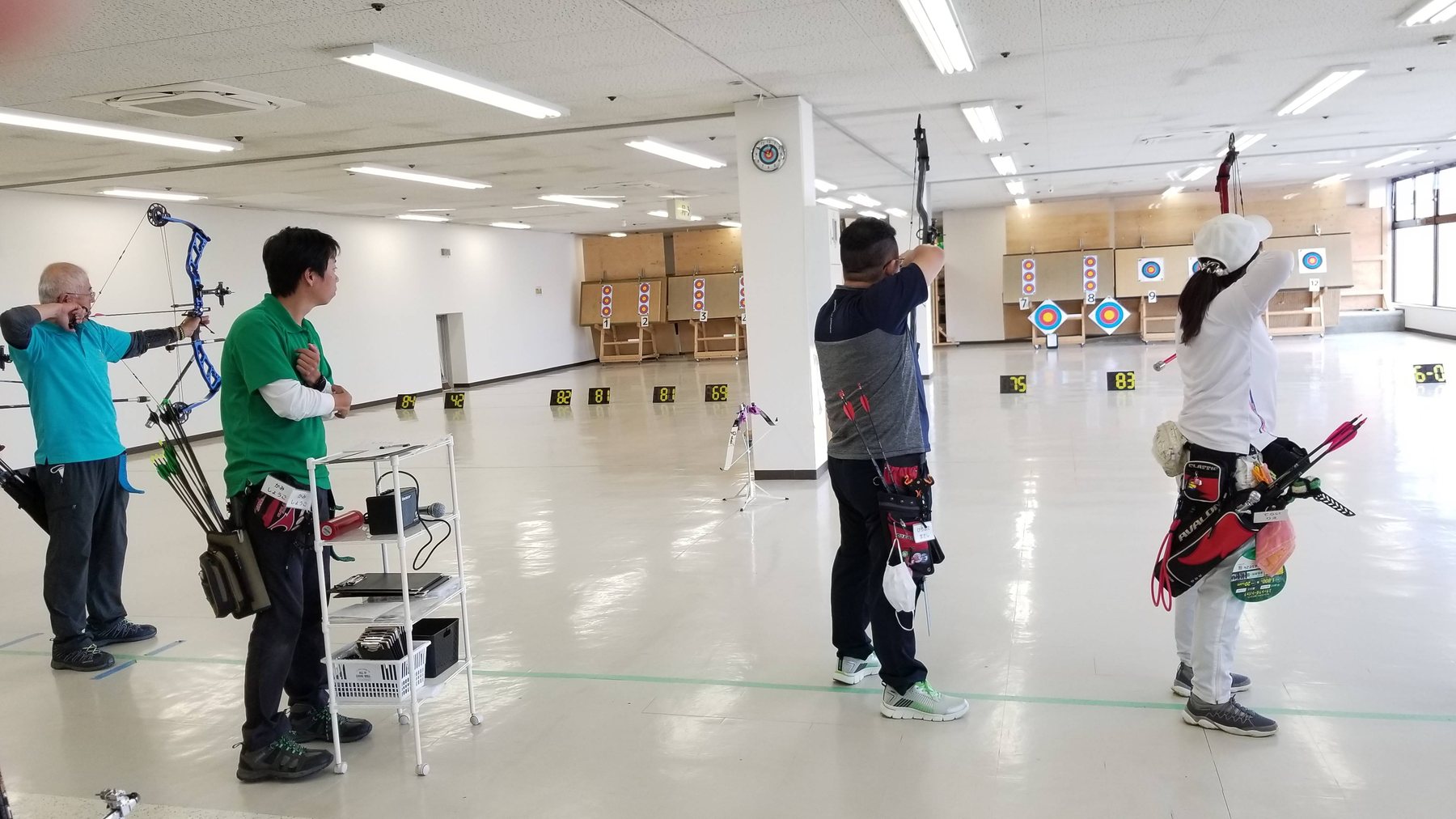 石部アーチェリー場のレンジ
