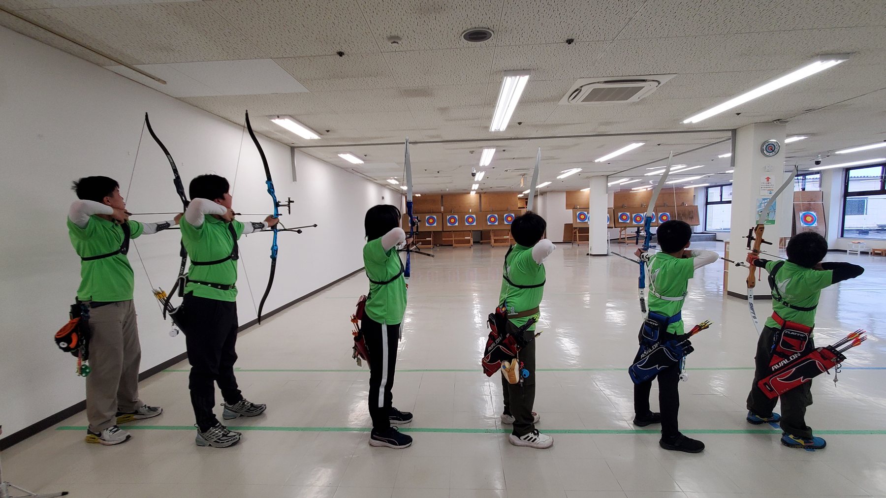射場の様子