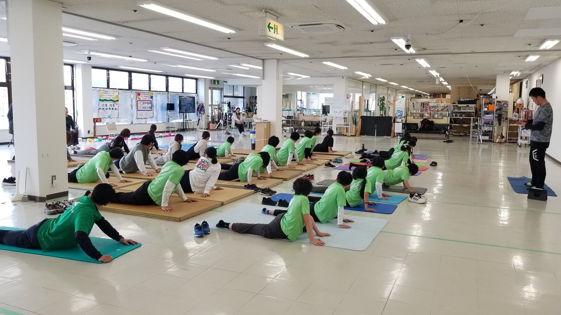 トレーニング用具も設置